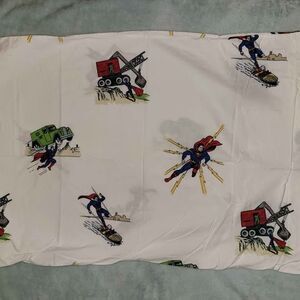 Pottery Barn kids Superman pillowcase - EUC